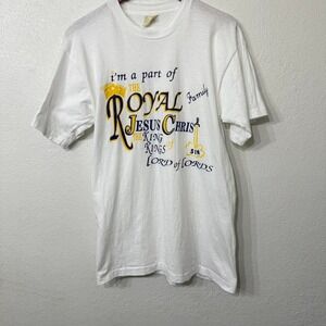 Vintage 80's White cotton Jesus Christ tee
